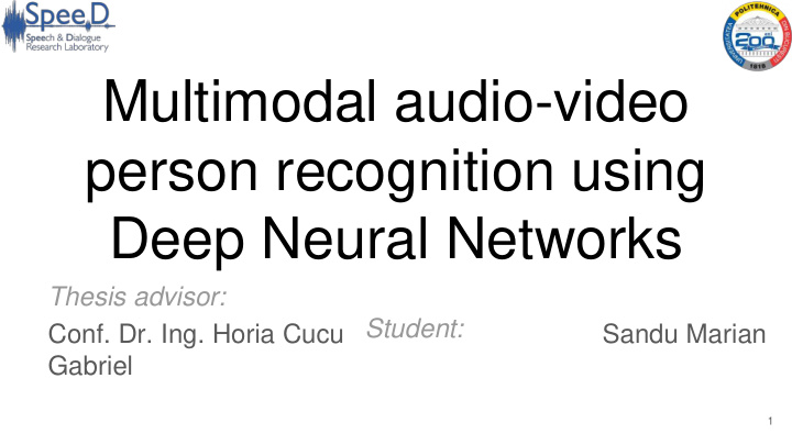 multimodal audio video