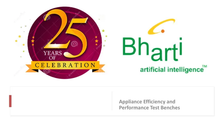 appliance efficiency and performance test benches about us