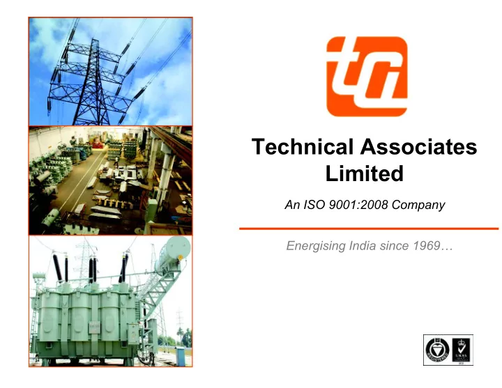 technical associates limited