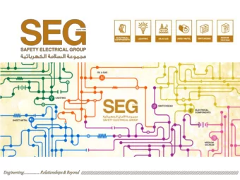 Welcome to Corporate Presentation  WELCOME  LCOME TO SAFETY  TY ELECT  CTRICAL  ICAL GR  GROUP