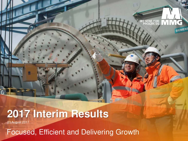 2017 interim results