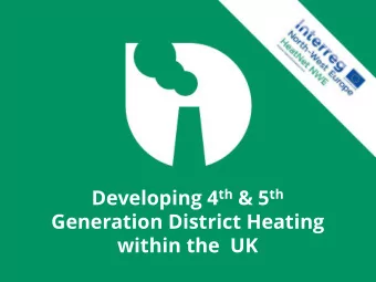 Generation District Heating  within the  UK  Jonathan  Sara  Catherine  Julien  Selman  Cameron
