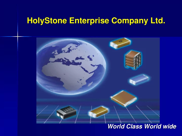 holystone enterprise company ltd
