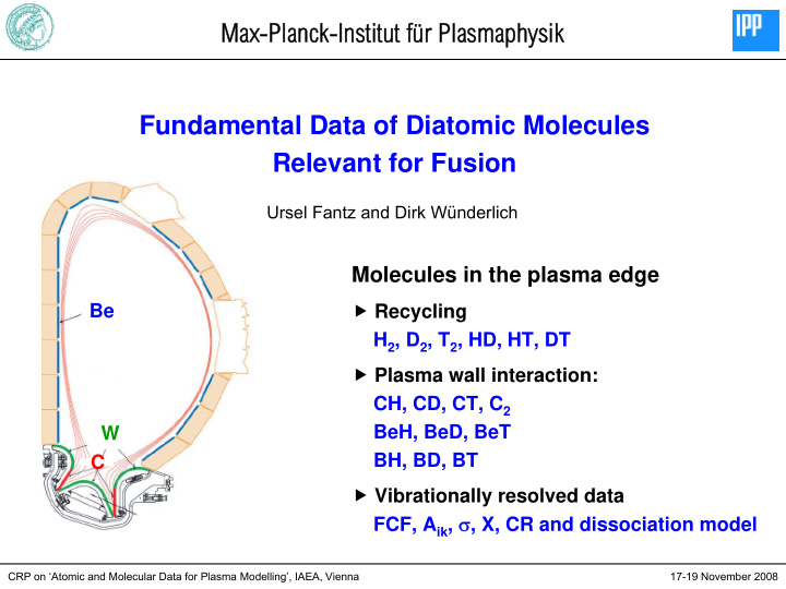 max planck institut f r plasmaphysik max planck institut