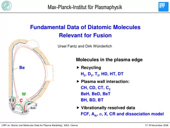 Max-Planck-Institut fr Plasmaphysik  Max-Planck-Institut fr Plasmaphysik  Fundamental Data of