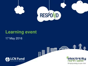 Learning event  17 May 2016  1  Paul Turner  Delivery Manager  Background  2  Housekeeping  Mobile