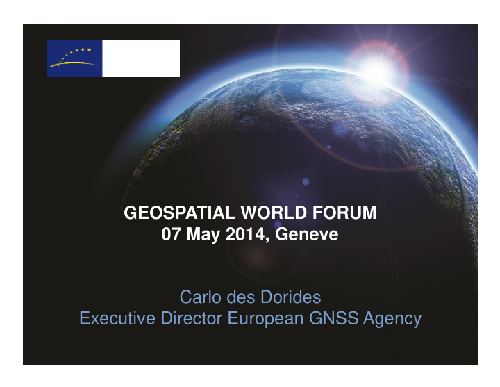 geospatial world forum geospatial world forum 07 may 2014