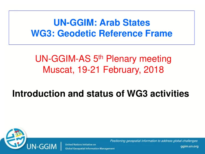 un ggim arab states