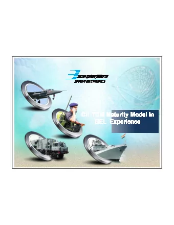 Table of Contents  1.  Company Overview  2.  Changing Business Scenario  3.  Why  TCM Maturity