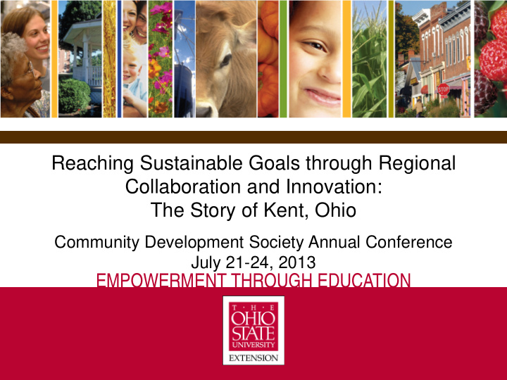 reaching sustainable goals through regional collaboration
