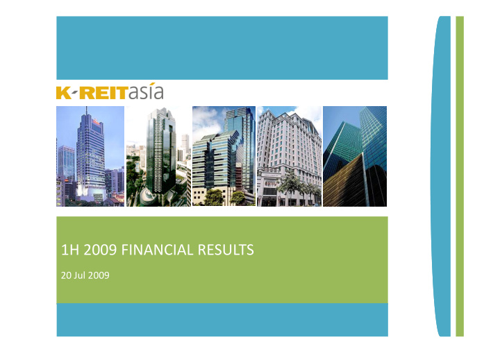 1h 2009 financial results