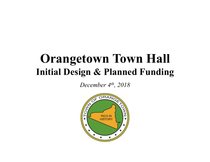 orangetown town hall