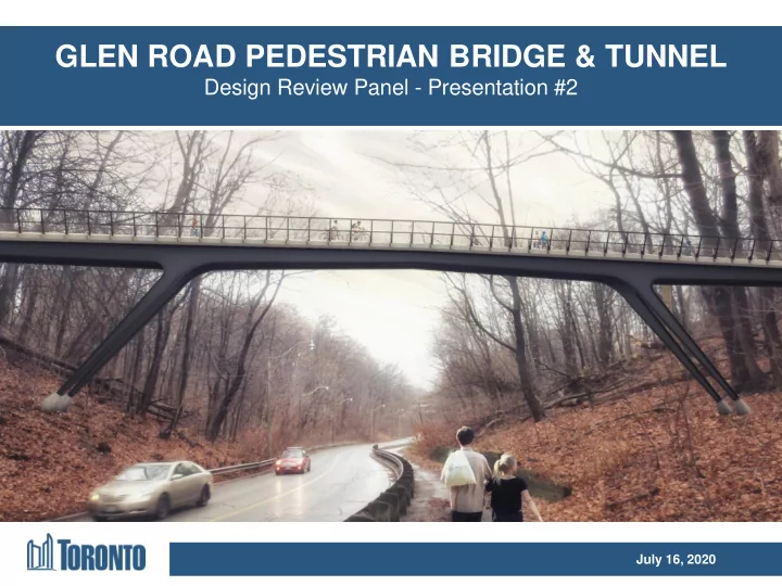 glen road pedestrian bridge tunnel