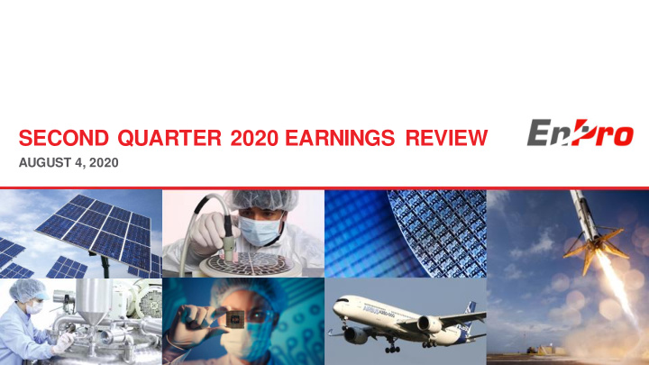 second quarter 2020 earnings review