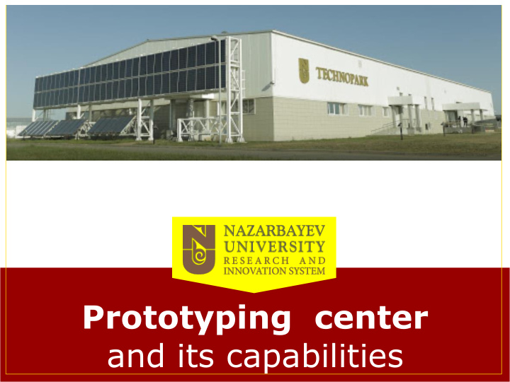 prototyping center