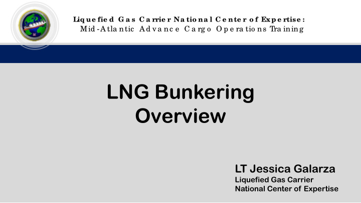 lng bunkering overview
