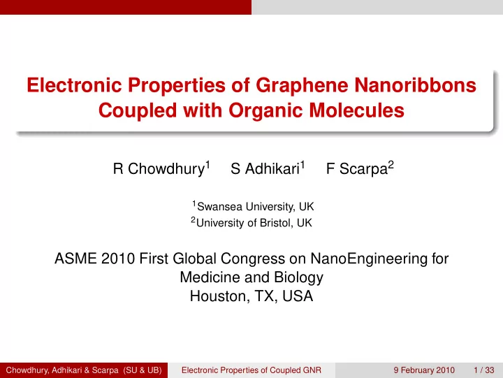 electronic properties of graphene nanoribbons coupled
