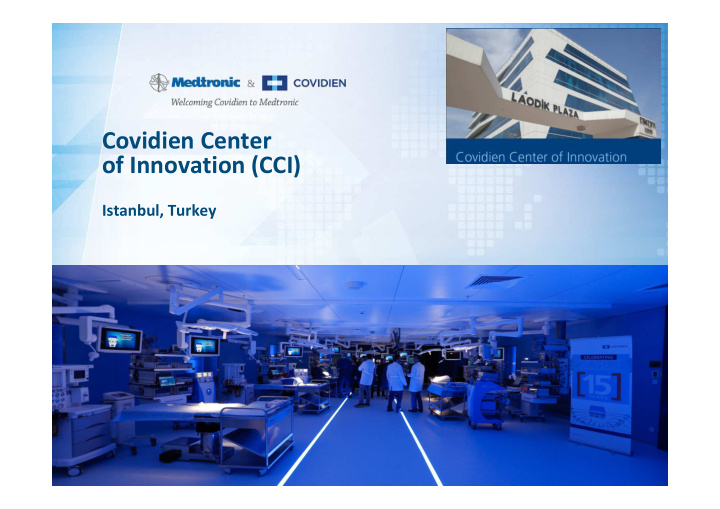 covidien center of innovation cci