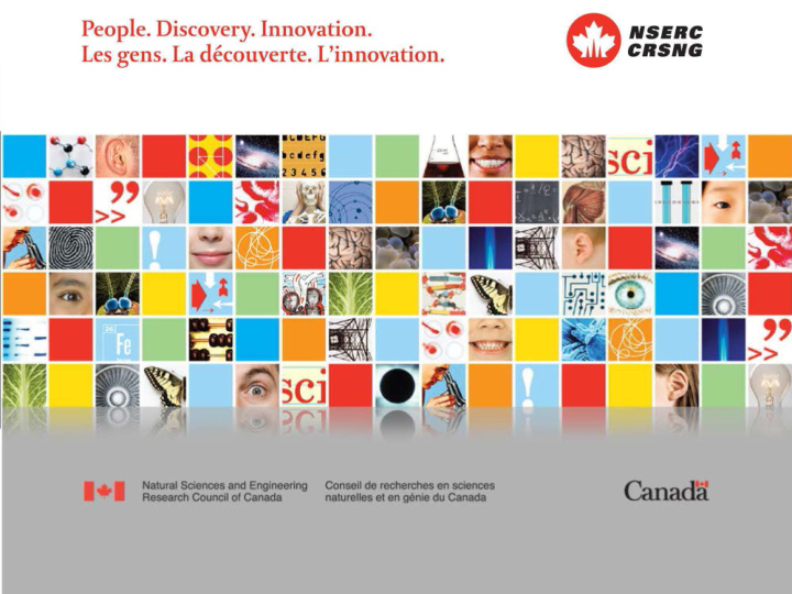 nserc crsng people discovery innovation les gens la
