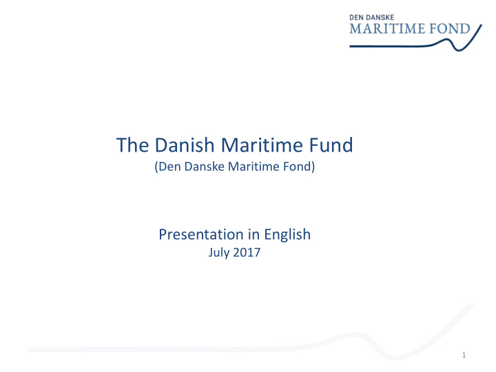 the danish maritime fund