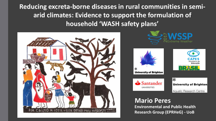 reducing excreta borne diseases in rural communities in