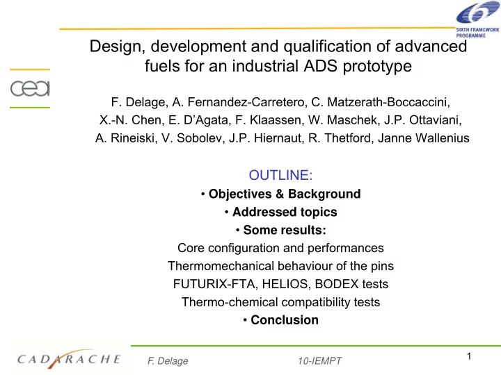 design development and qualification of advanced fuels