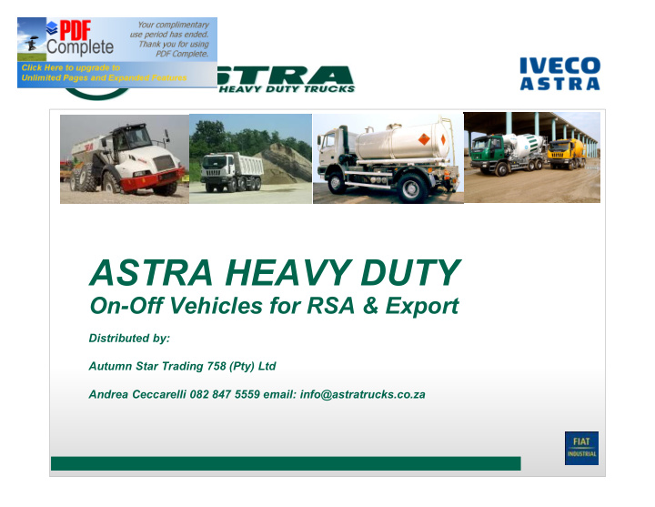 astra heavy duty