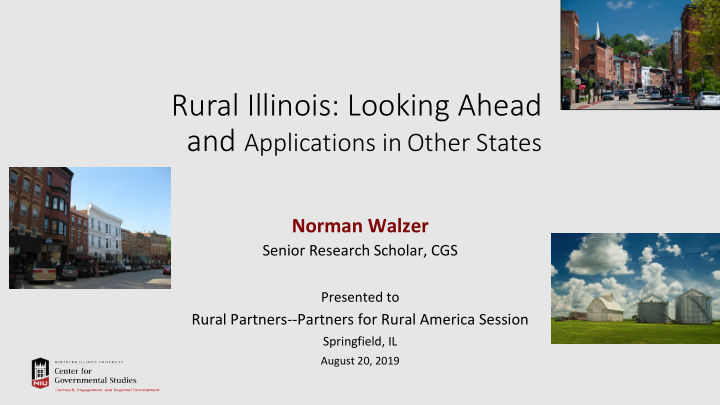 rural illinois looking ahead and applications in other