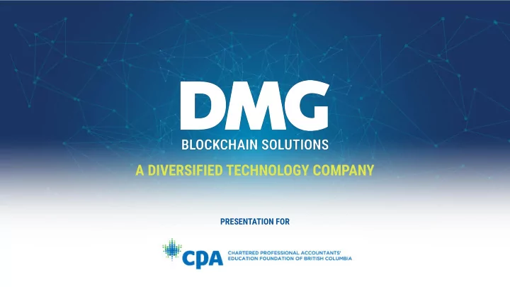 a diversified technology company