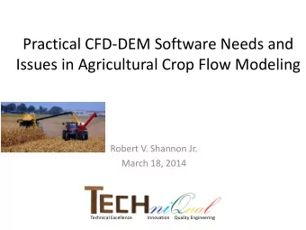 Robert V. Shannon Jr.  March 18, 2014  Technical Excellence             Innovation    Quality