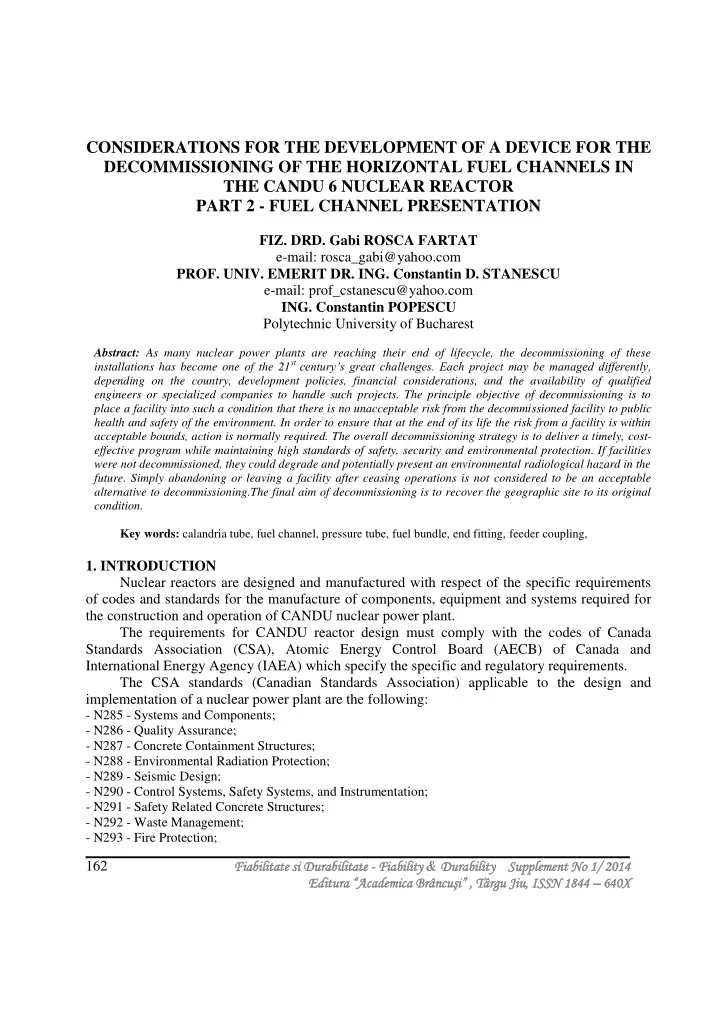 considerations for the development of a device for the