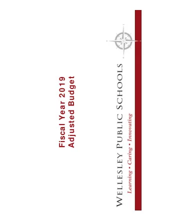 Adjusted Budget  Fiscal Year 2 0 1 9  FY1 9  ATM Approved Budget  Salary and  Category  Expenses