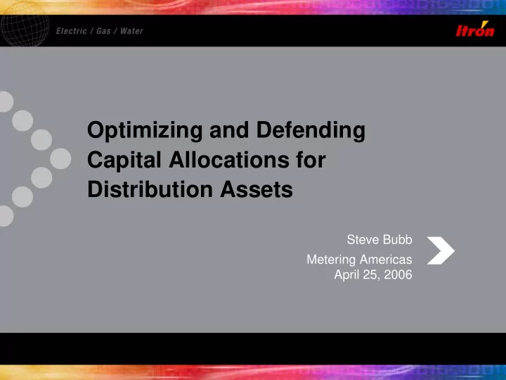 optimizing and defending capital allocations for