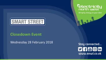 Closedown Event  Wednesday 28 February 2018  1  Introduction  Paul Marshall  Innovation Project