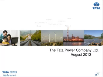 Disclaimer  Certain statements made in this presentation may not be based on historical