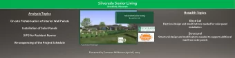 Breadth Topics  Analysis Topics Silverado Senior Living Brookfield, WI  Electrical  On-site