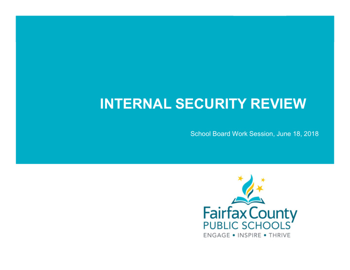 internal security review