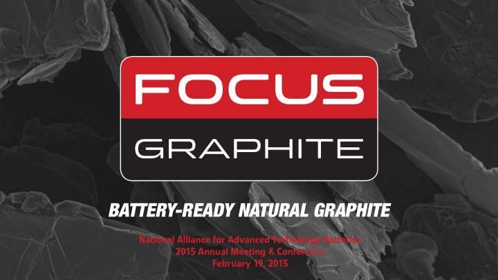 battery ready natural graphite