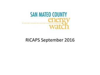 RICAPS September 2016  RICAPS Agenda, Sept 27  1. Introductions 1:30  1:40 PM 2. Beacon Award