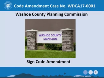 Sign Code Amendment  1  Proposed Amendment  Section 110.505.30  Electronic Message Display Signs.