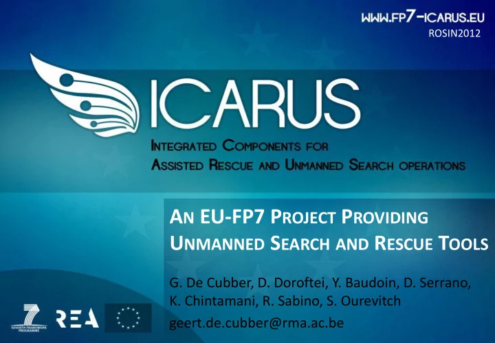 a n eu fp7 p roject p roviding