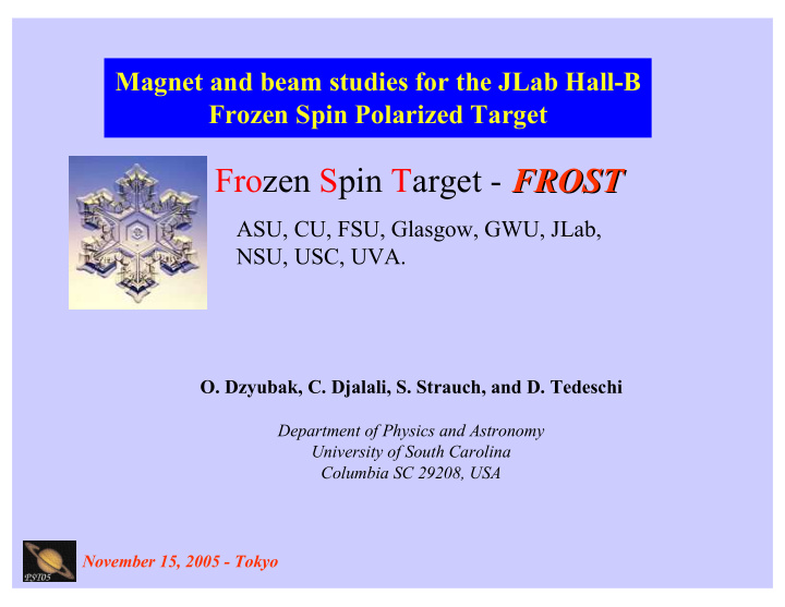 frozen spin target frost frost