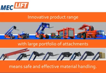 Innovative product range  with large portfolio of attachments  means safe and effective material