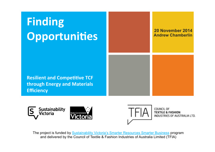 finding 20 november 2014 opportuni es andrew chamberlin