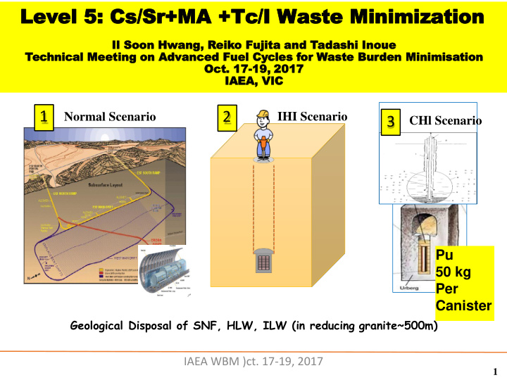 level l 5 cs sr ma tc i w waste minimization