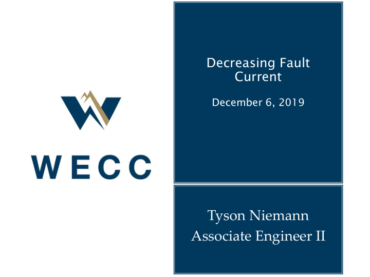 tyson niemann associate engineer ii overview