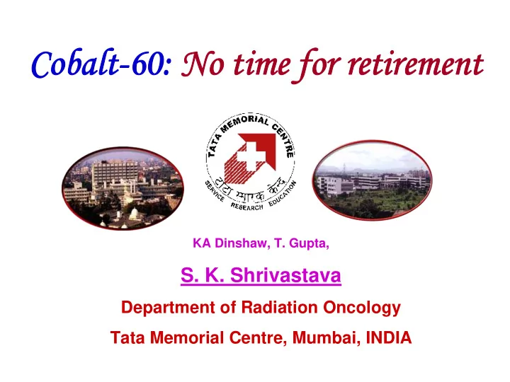 cobalt 60 cobalt 60 no time for retirement no time for