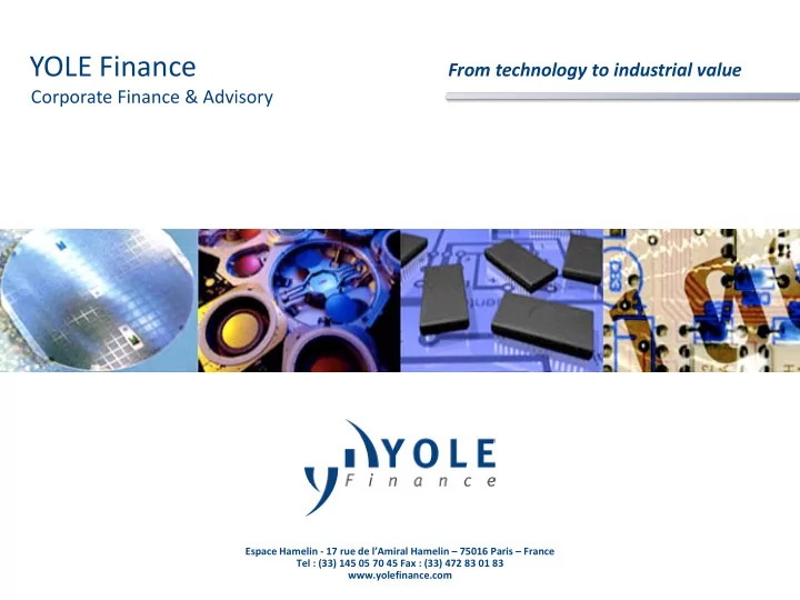 yole finance