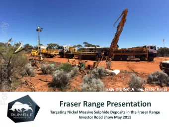 For personal use only Photo: Thunderstorm Tanks, Thunderstorm Project, Fraser Range  Image: Big Red