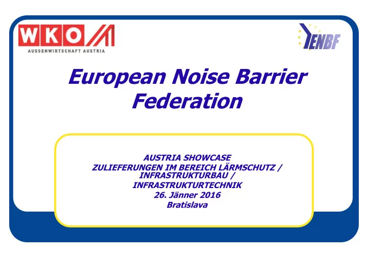 european noise barrier